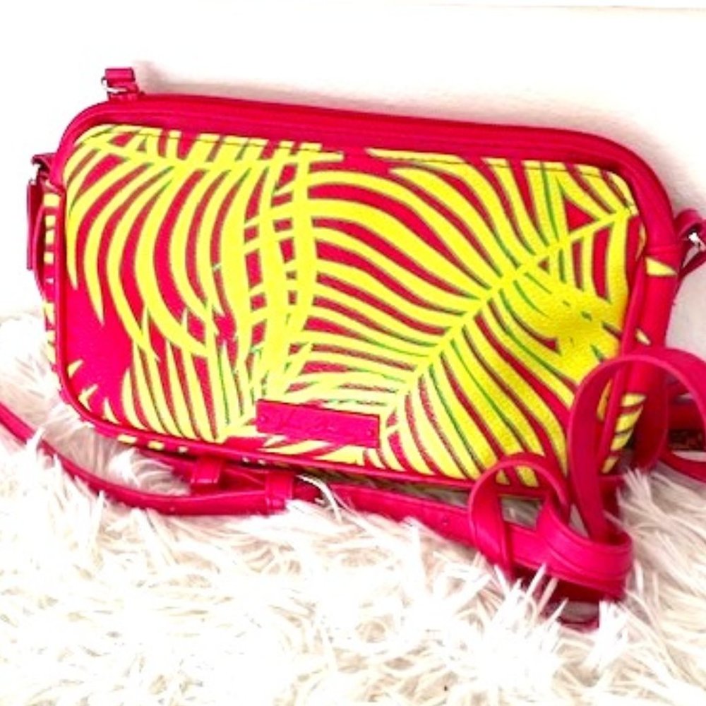 Vera Bradley Palm Frond Faux Leather Crossbody Bag